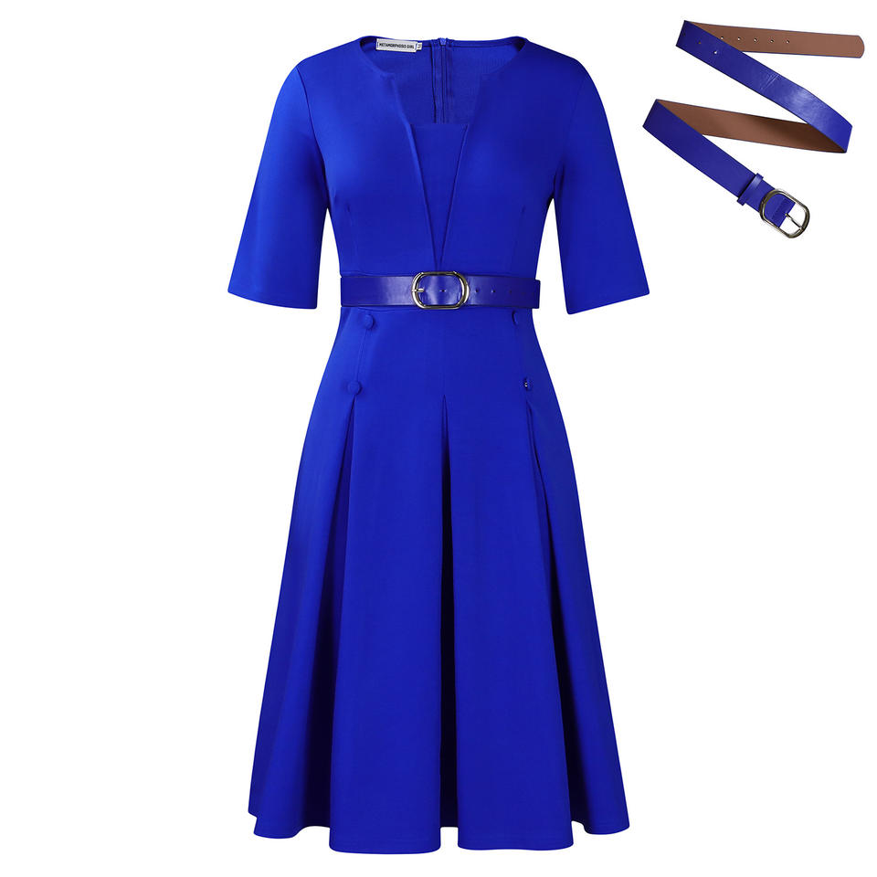 Belted Office Dress product image 3