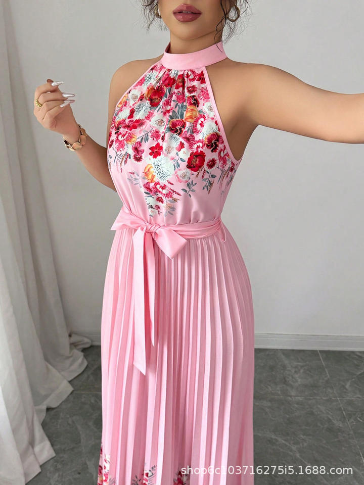 Floral Halter Maxi Dress product image 2