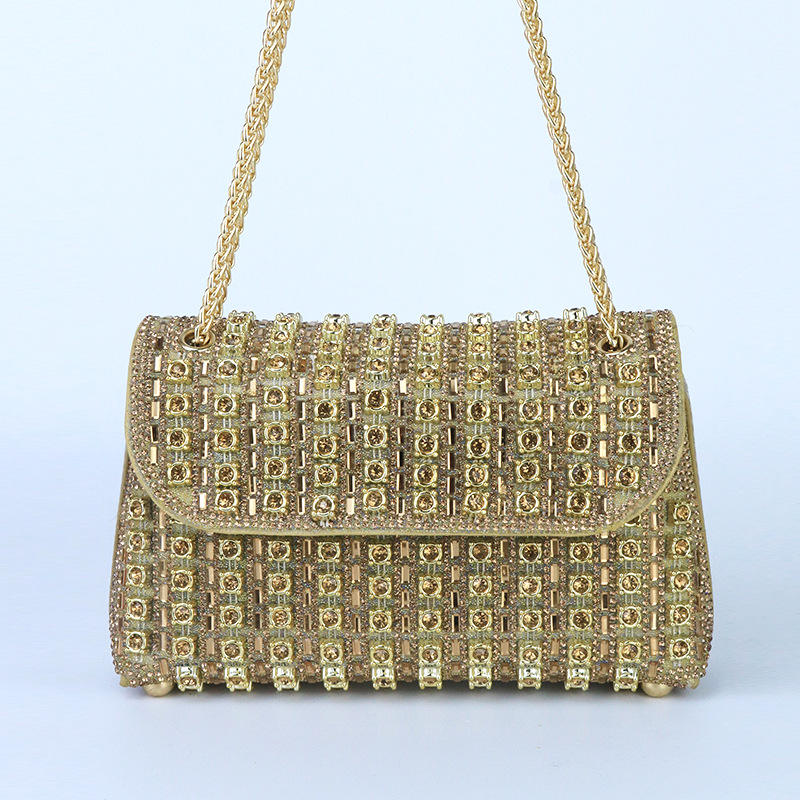 Colorburst crystal-effect evening bag detail view