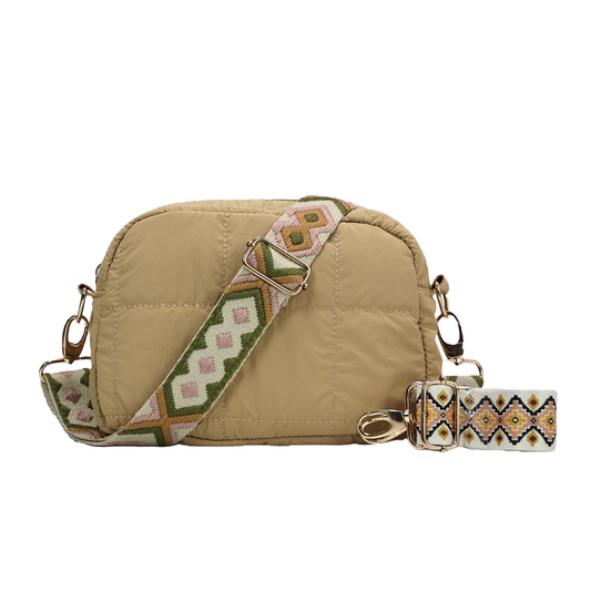 Puffy quilted crossbody