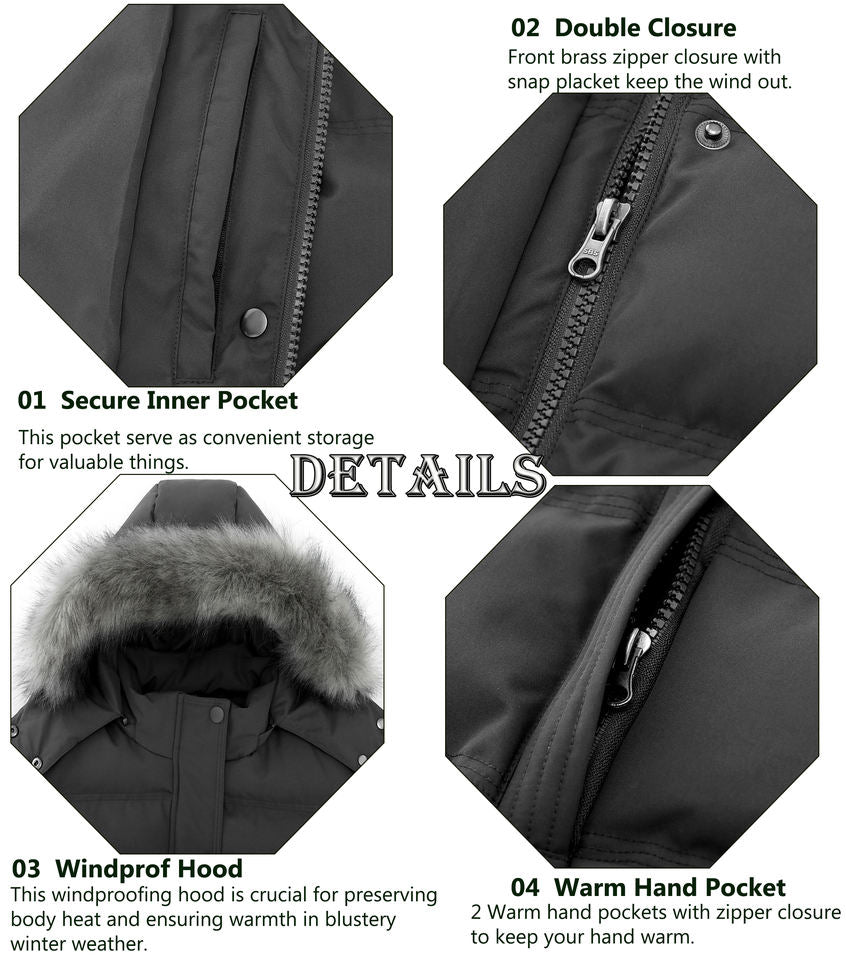 Hooded Warm Winter Coat product image 3