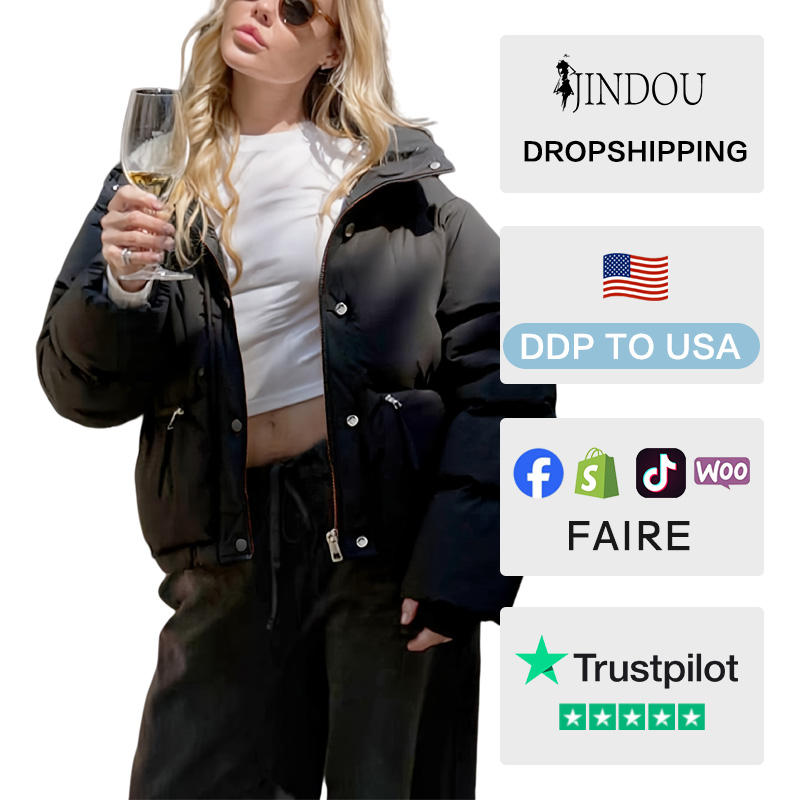 Short Winter Puffer Coat product image 3