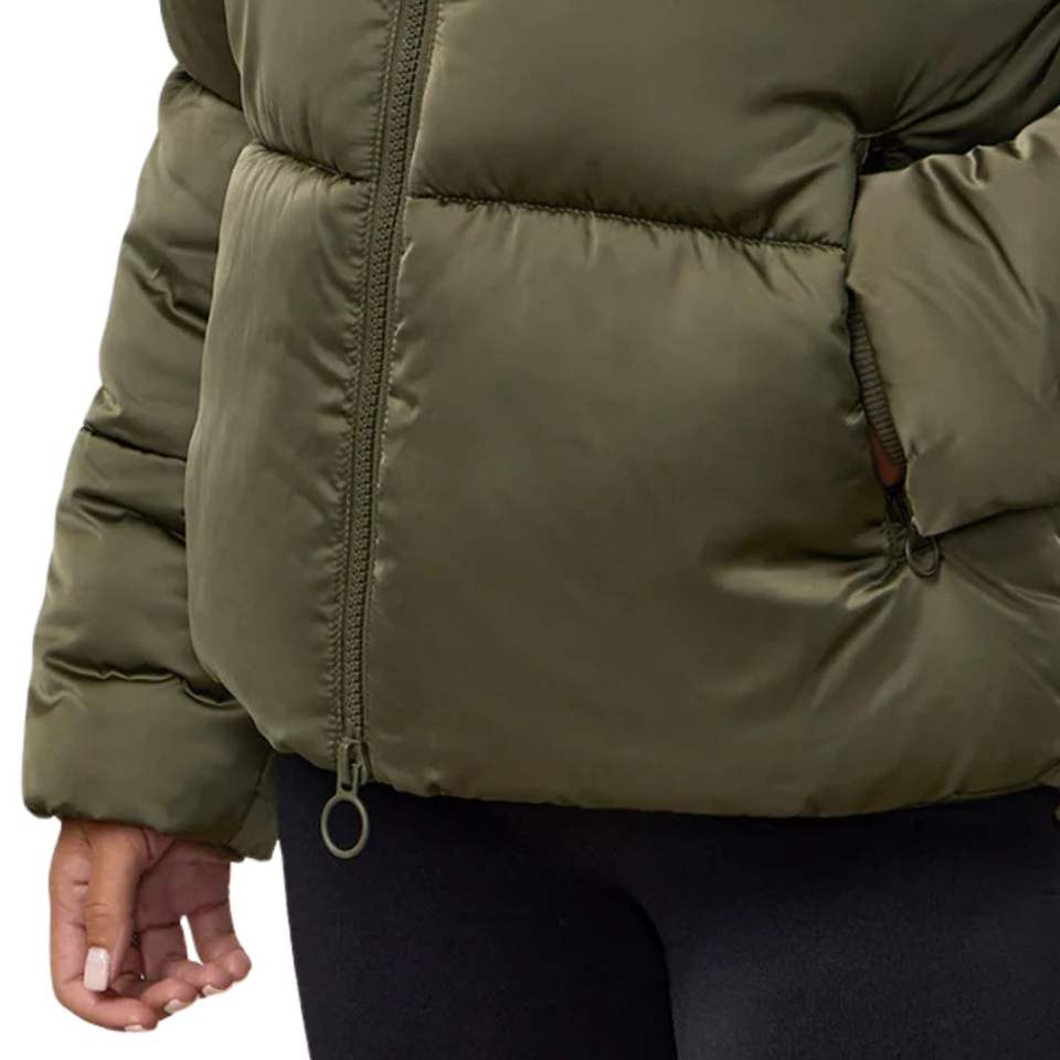 Olive Cropped Puffer Jacket product image 3